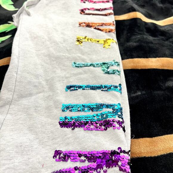 Vintage Victoria's Secret PINK Sequin Capri Sweats Joggers Size S - Picture 3 of 6